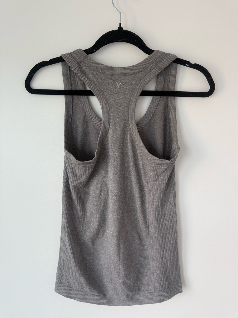 Grey Racerback Workout Tank - Picture 3 of 3